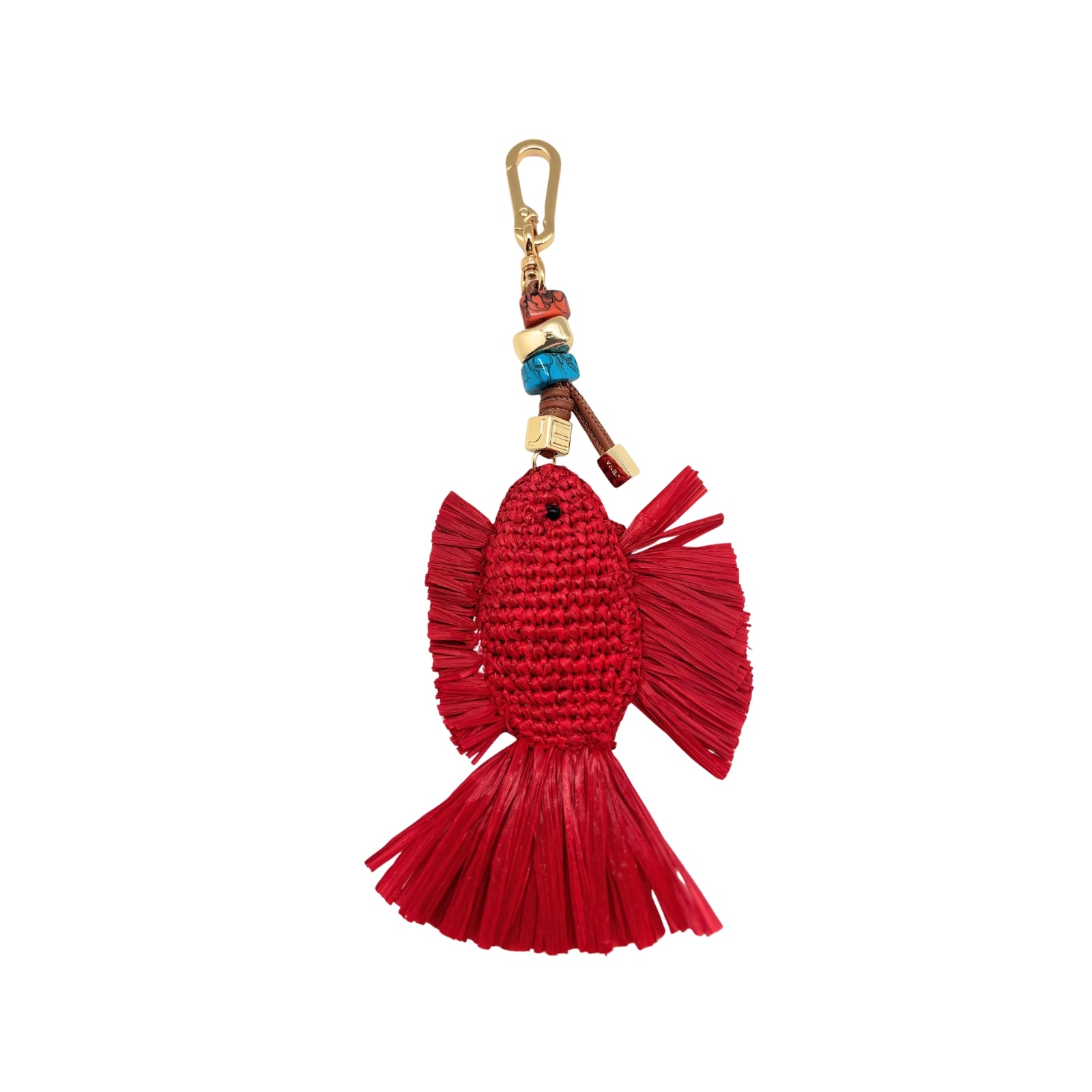 Raffia Fish Charm