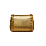 Mini Studded Crossbody - Metallic Gold