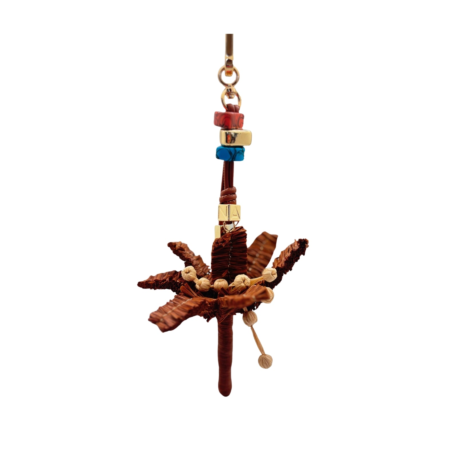 Raffia Coconut Tree Charm