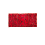 Exotic Leather Clutch - Samba Red