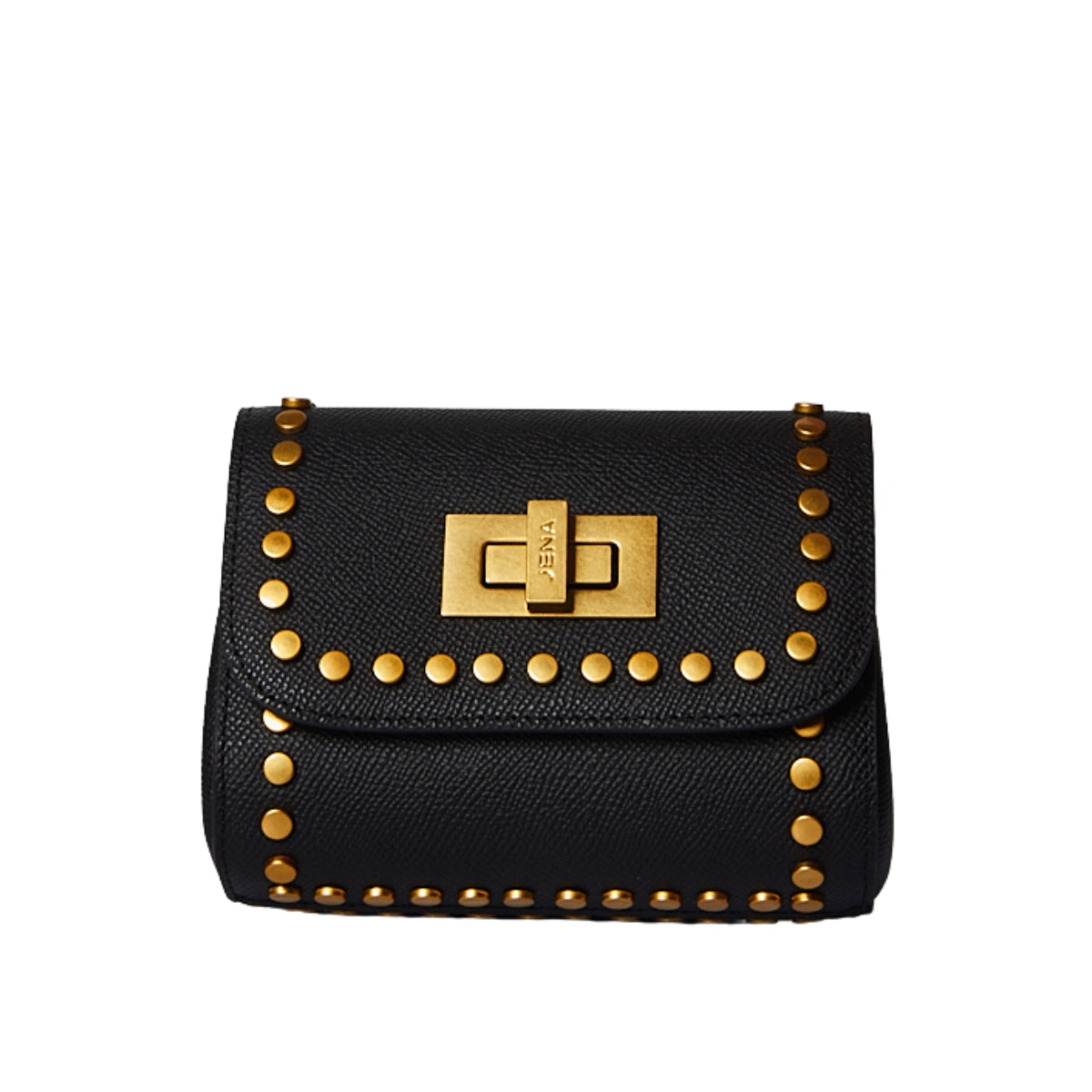 Mini Studded Crossbody - Black