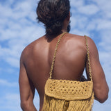 Raffia Crossbody - Natural