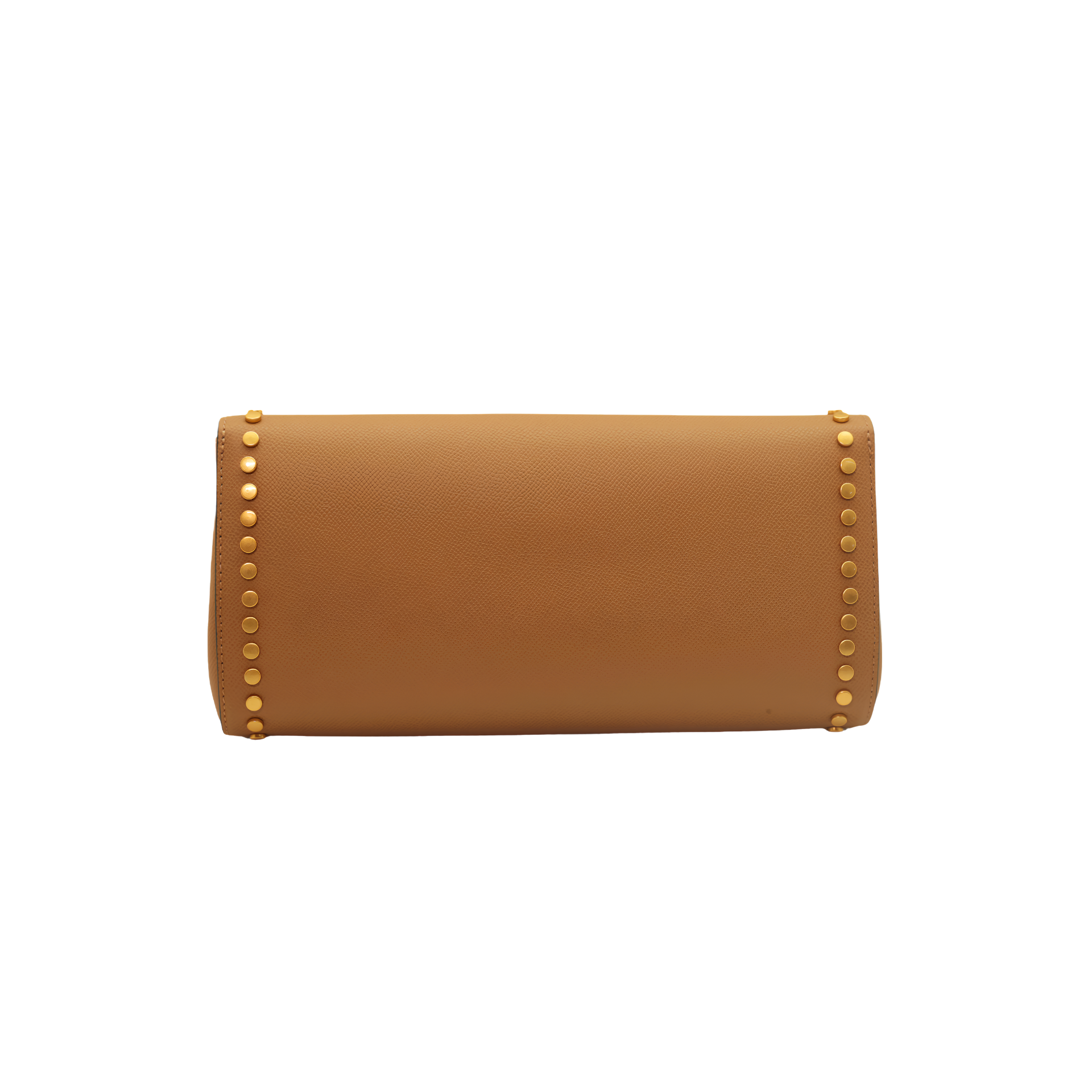 Slim Studded Clutch - Tan