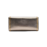 Slim Studded Clutch - Mettalic Pewter