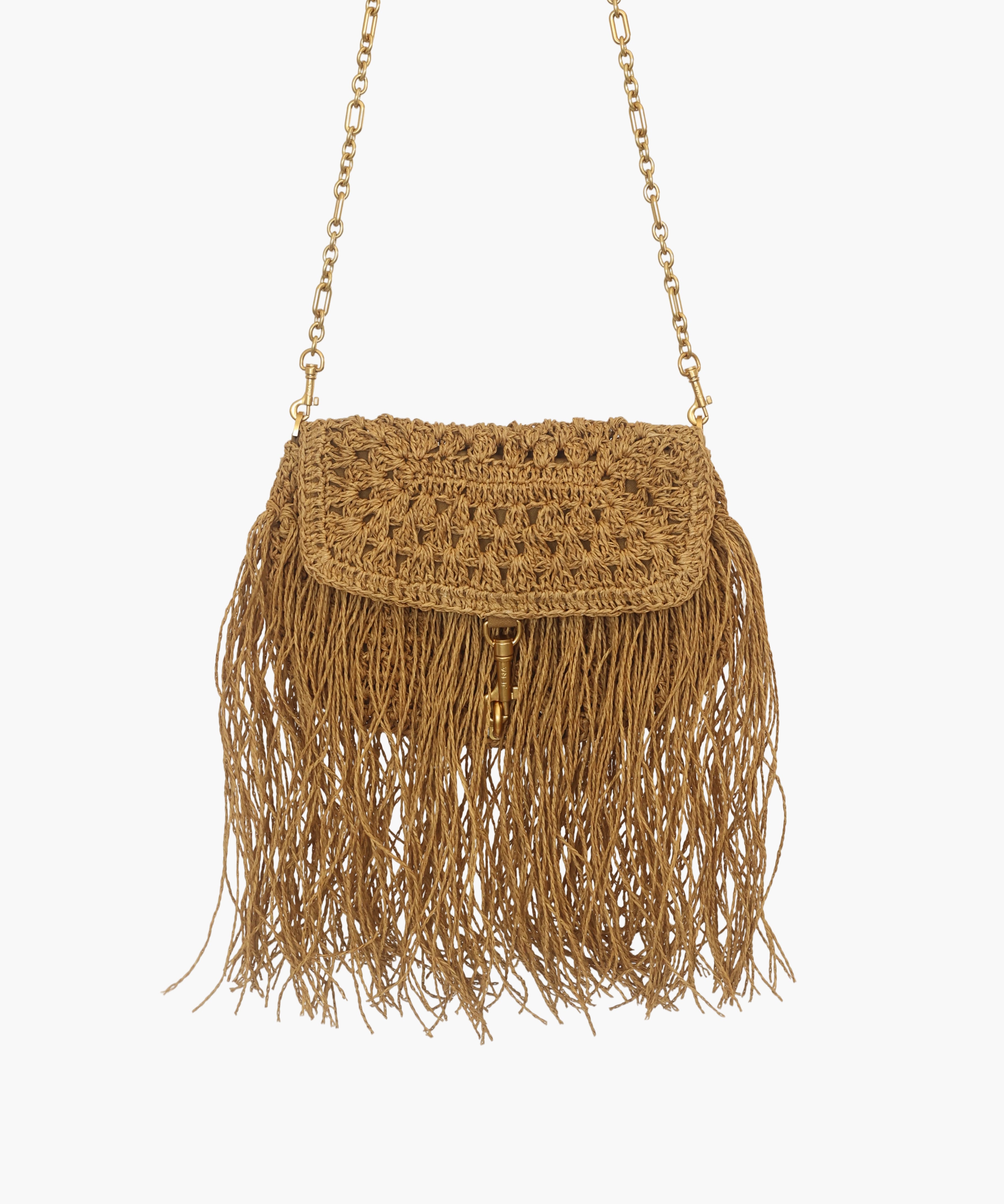 Raffia Crossbody - Natural
