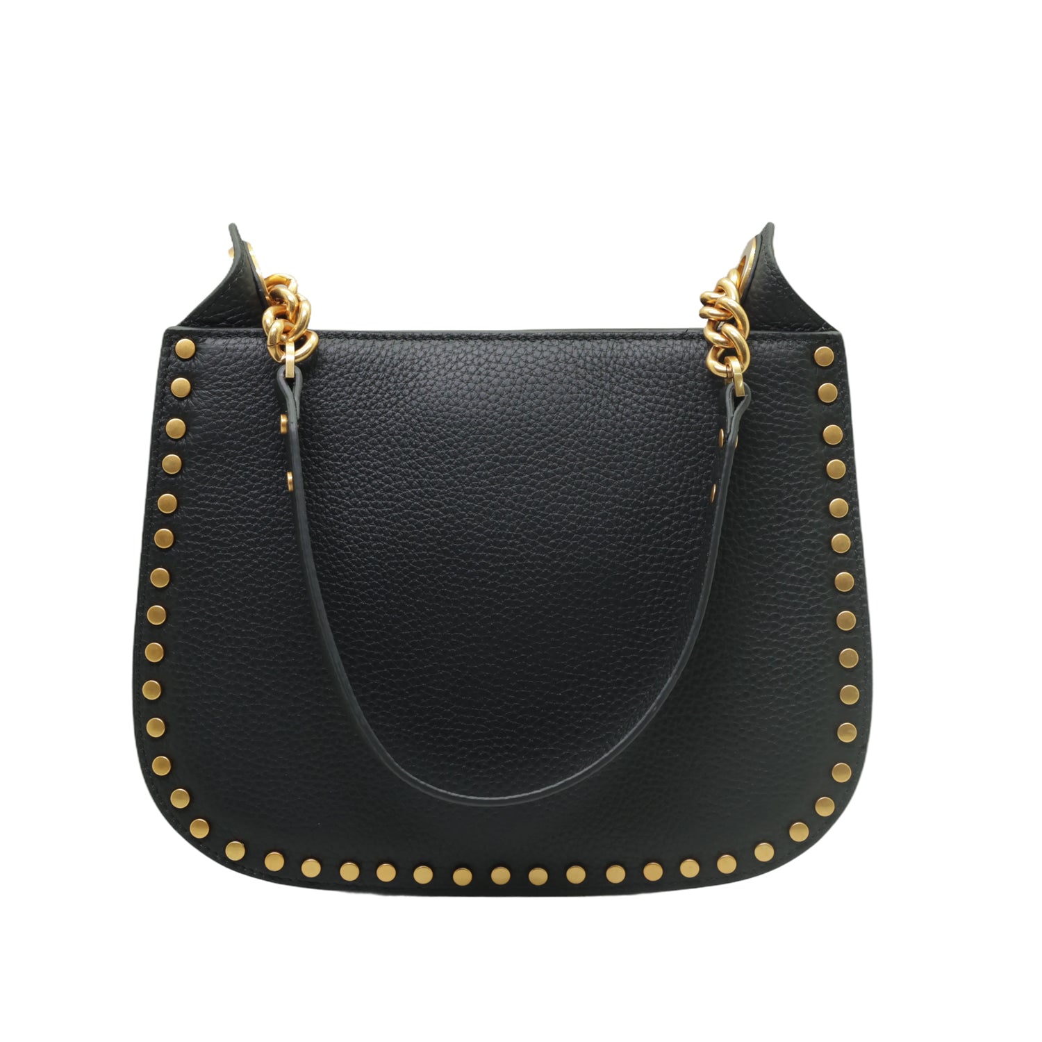 Studded Shoulder Bag - Black