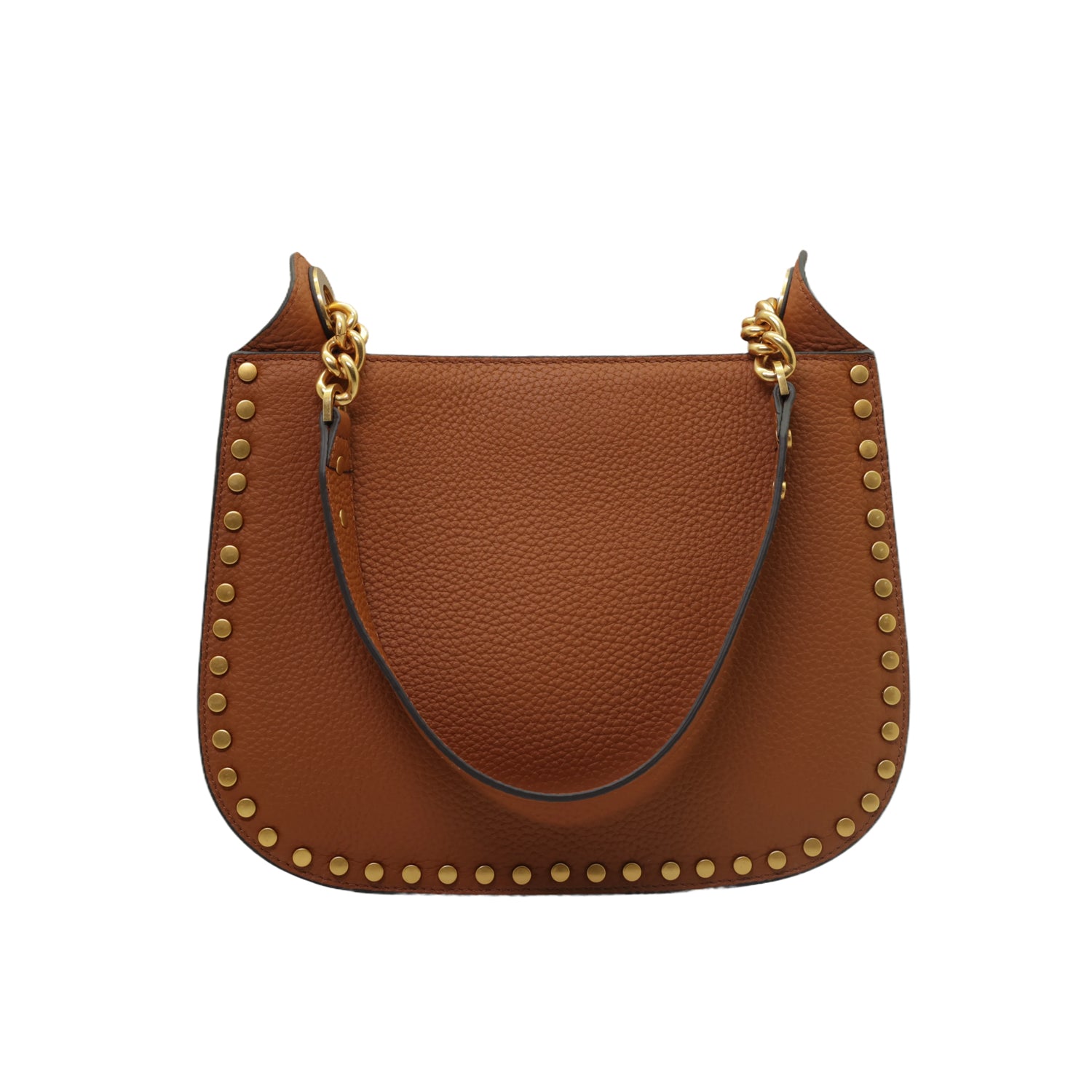 Studded Shoulder Bag - Tan