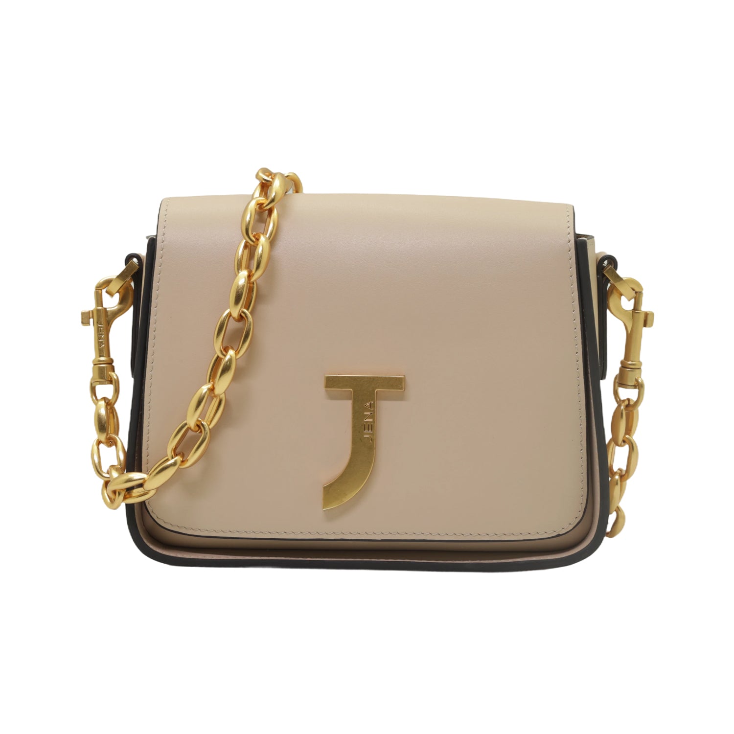 J Crossbody Bag - Nude