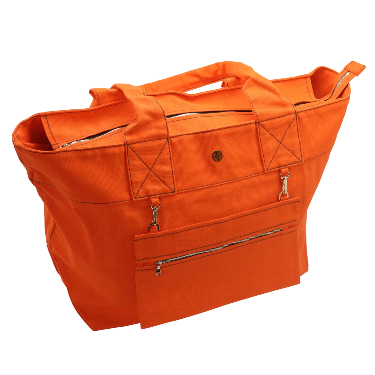 Canvas Weekender Tote  - Burnt Orange