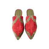 JENA Mules - Tomato Red