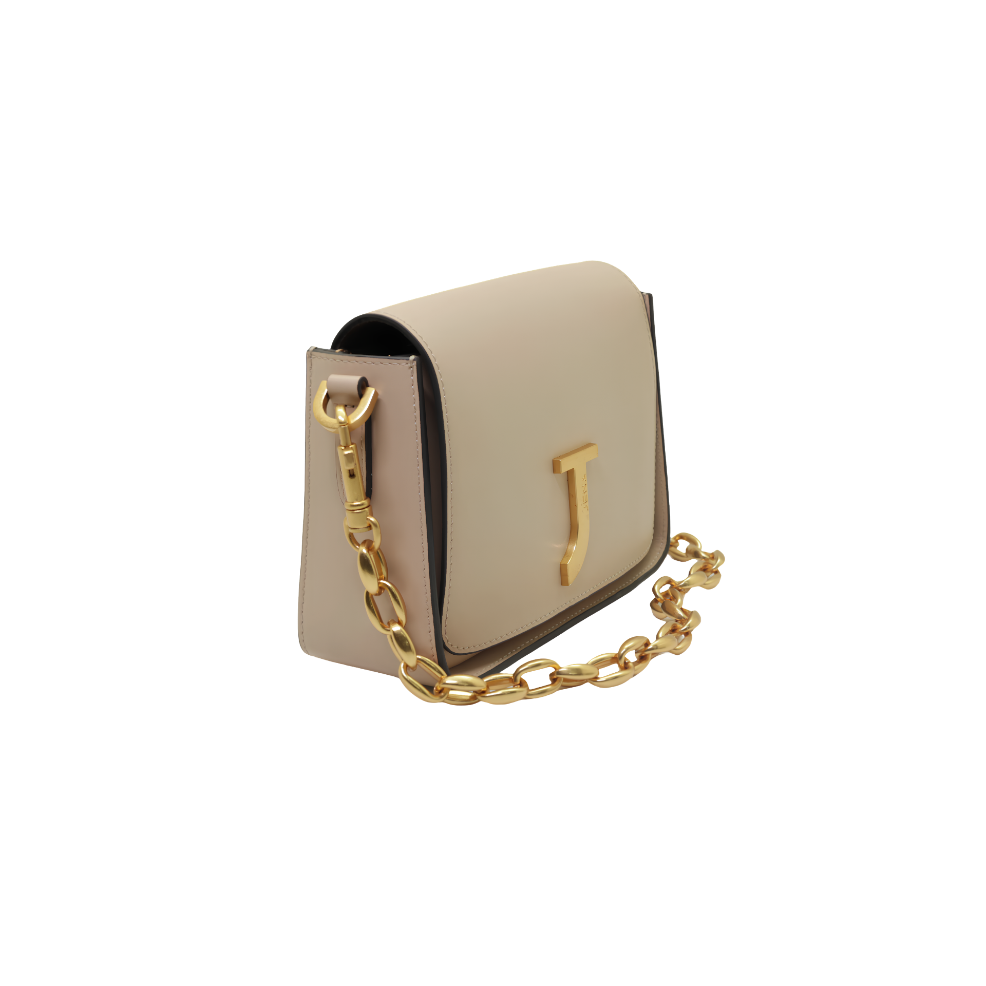 J Crossbody Bag - Nude