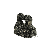 Celest Cloud Bag - Black & Silver
