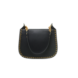 Studded Shoulder Bag - Black