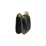 Studded Shoulder Bag - Black