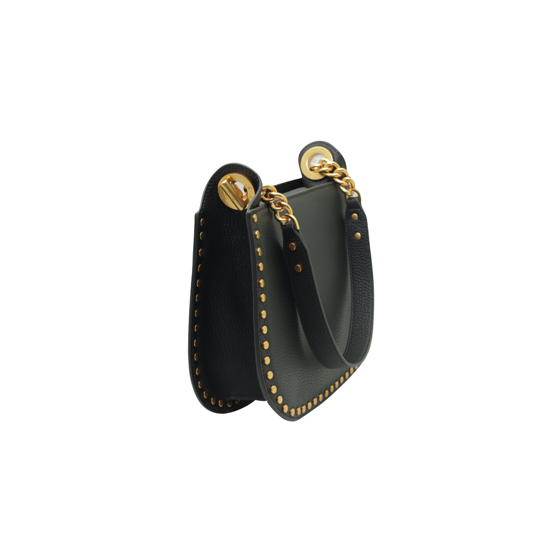 Studded Shoulder Bag - Black