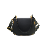 Studded Shoulder Bag - Black