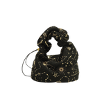 Celest Cloud Bag - Black & Gold