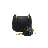 Studded Shoulder Bag - Black