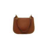 Studded Shoulder Bag - Tan