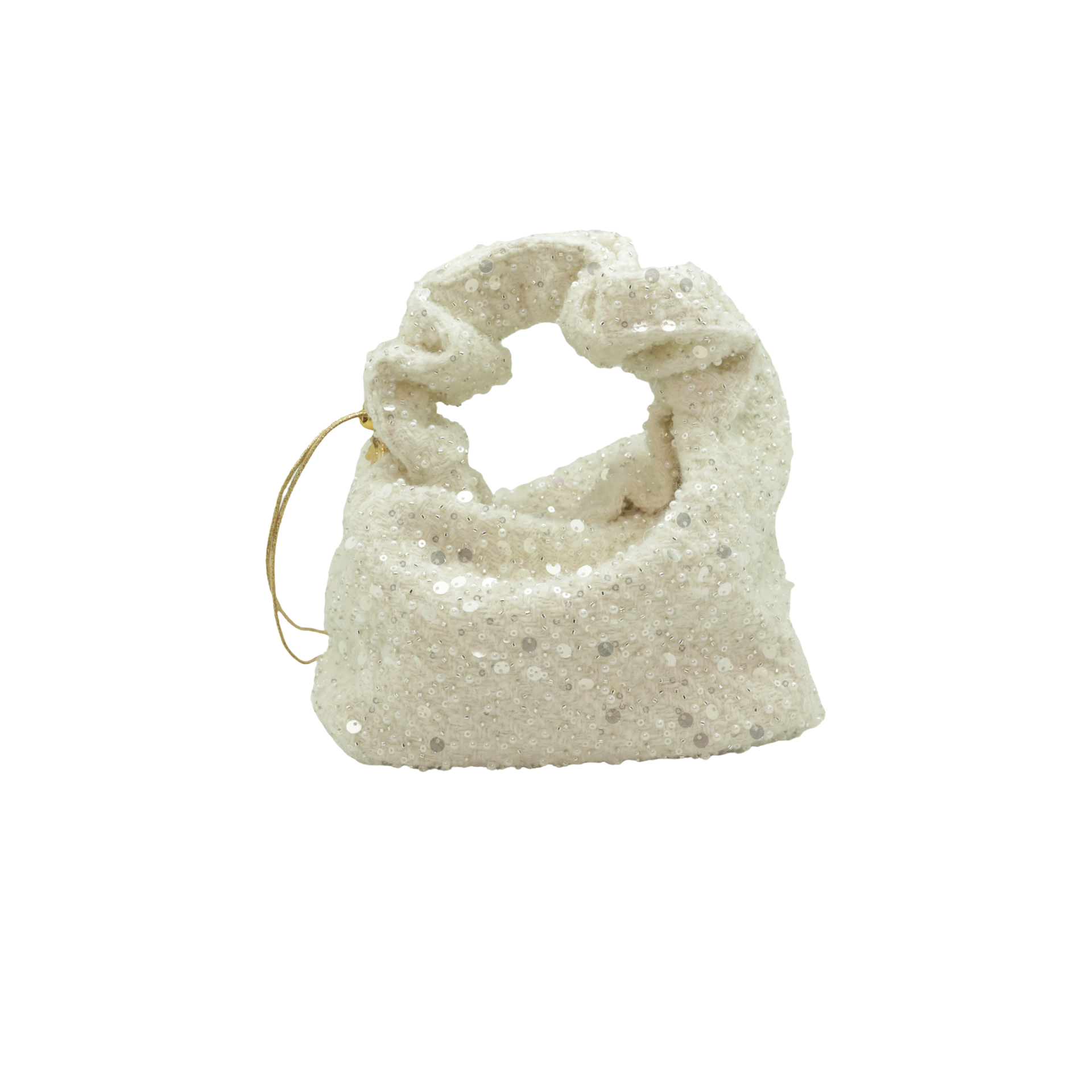 Celest Cloud Bag - White & Pearl