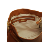 Slouchy Shoulder Bag - Tan