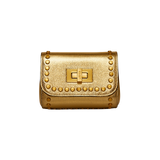Mini Studded Crossbody - Metallic Gold