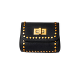 Mini Studded Crossbody - Black