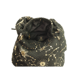 Celest Cloud Bag - Black & Gold