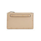 Studded Flat Clutch - Nude