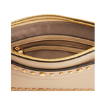 Studded Flat Clutch - Nude