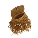 Raffia Crossbody - Natural