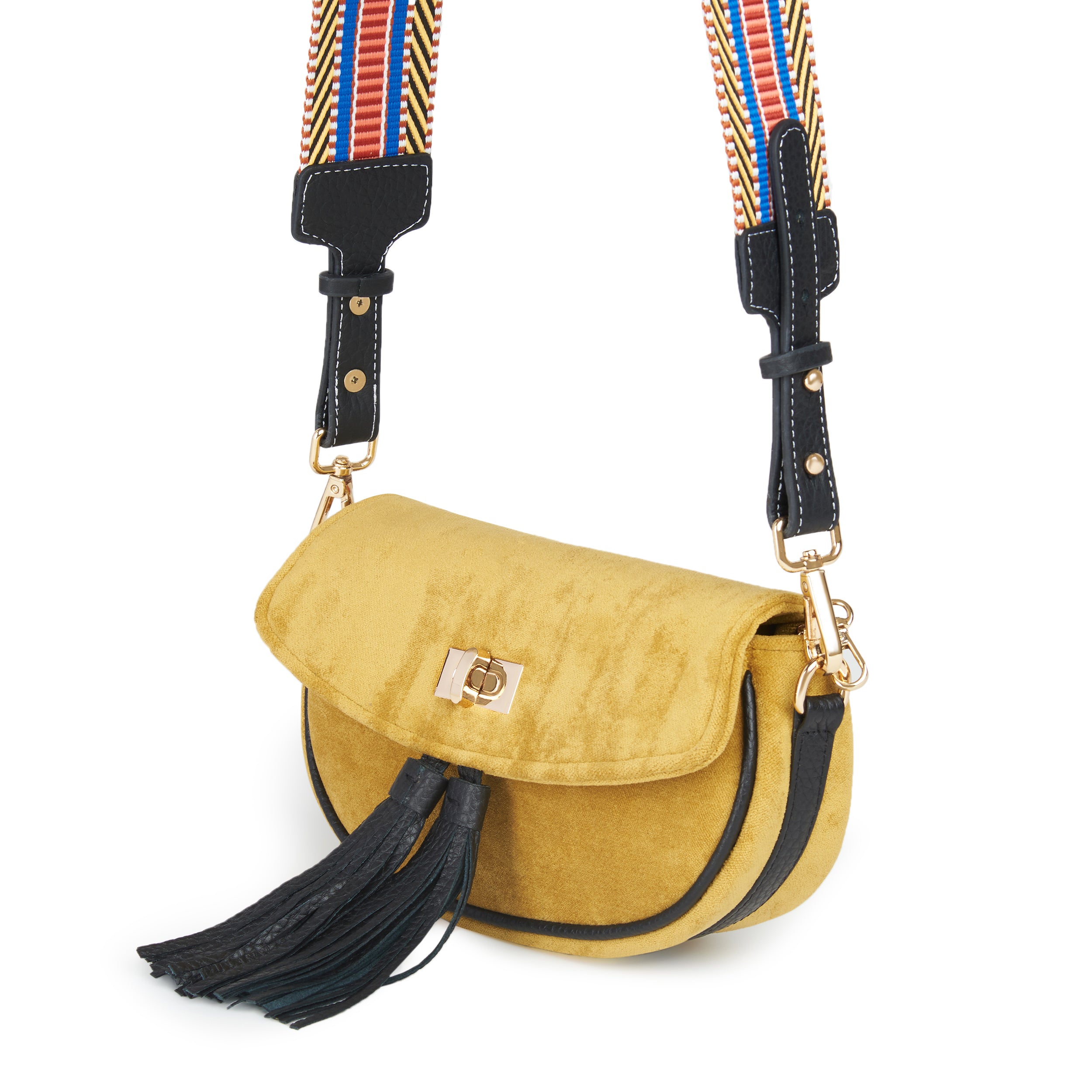 Velvet Crossbody small - Mustard